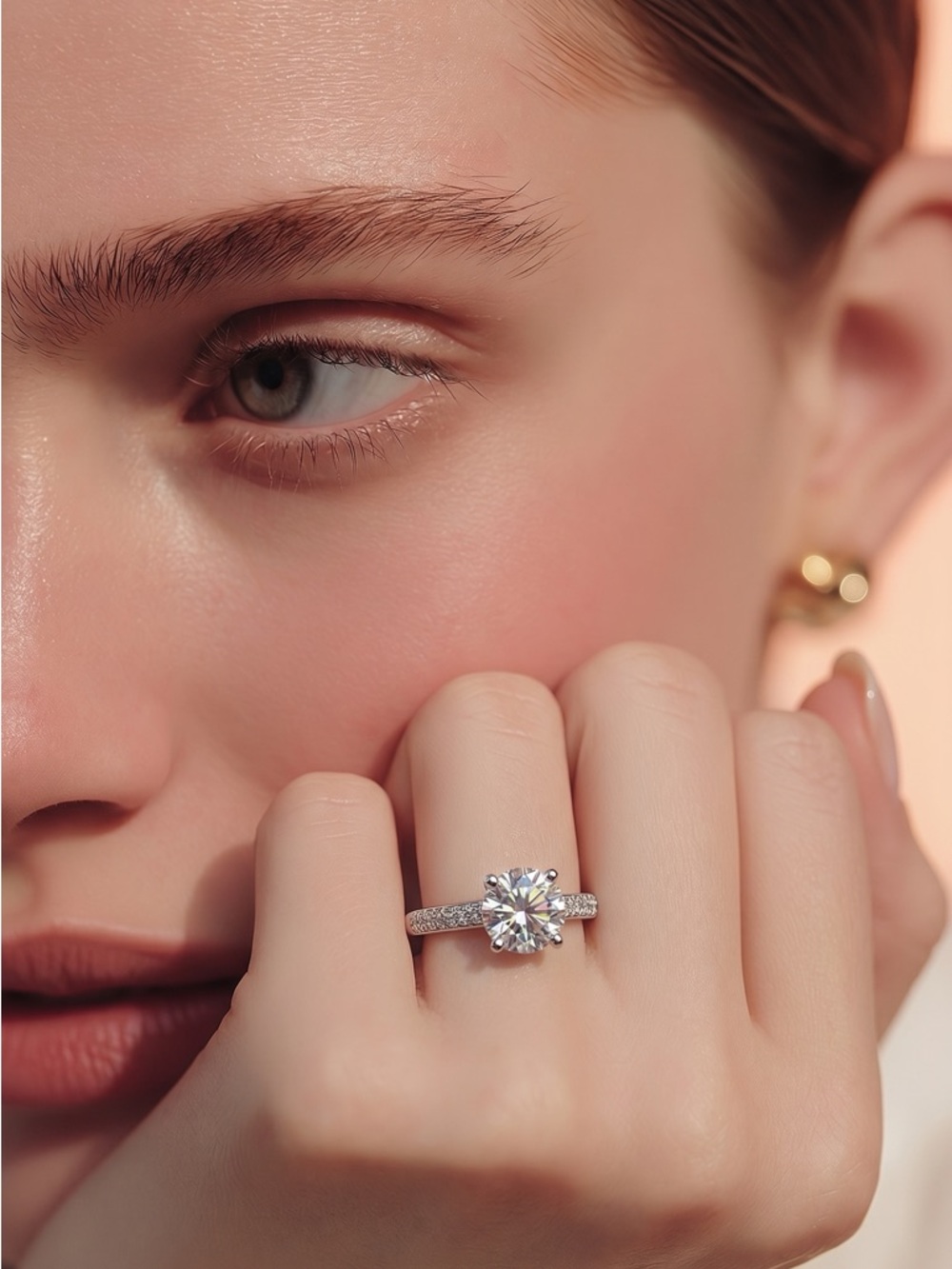New Sterling Silver .925 Solitaire 1.0 ct
Ring Size 8